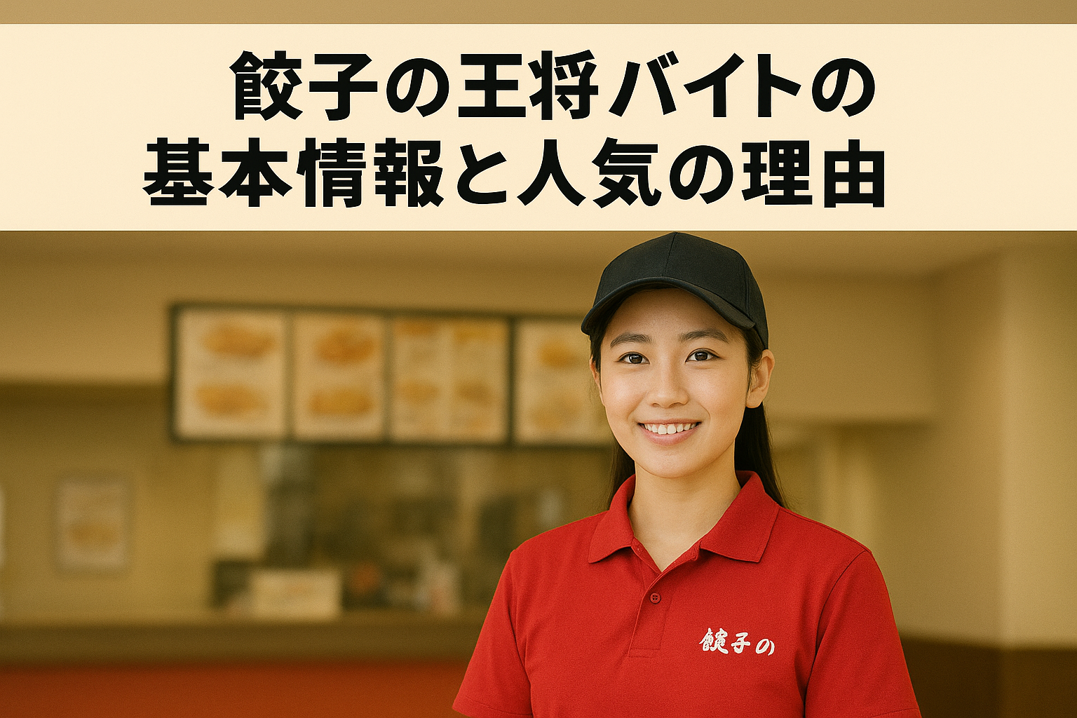 餃子の王将バイトの基本情報と人気の理由