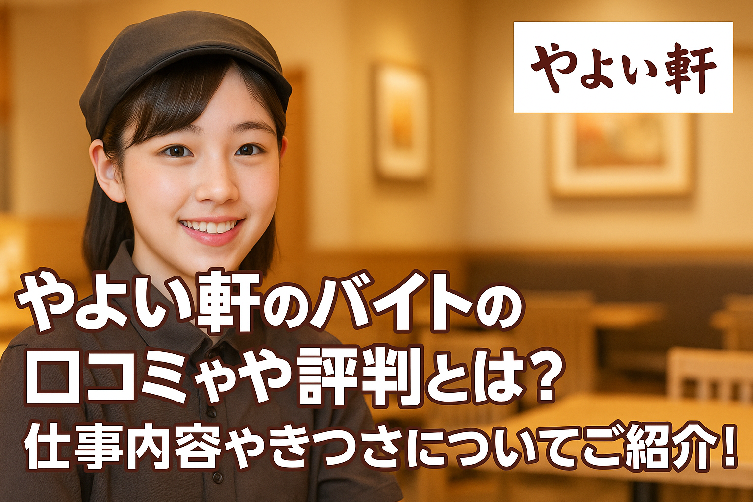 やよい軒のバイトの口コミや評判とは？仕事内容やきつさについてご紹介！