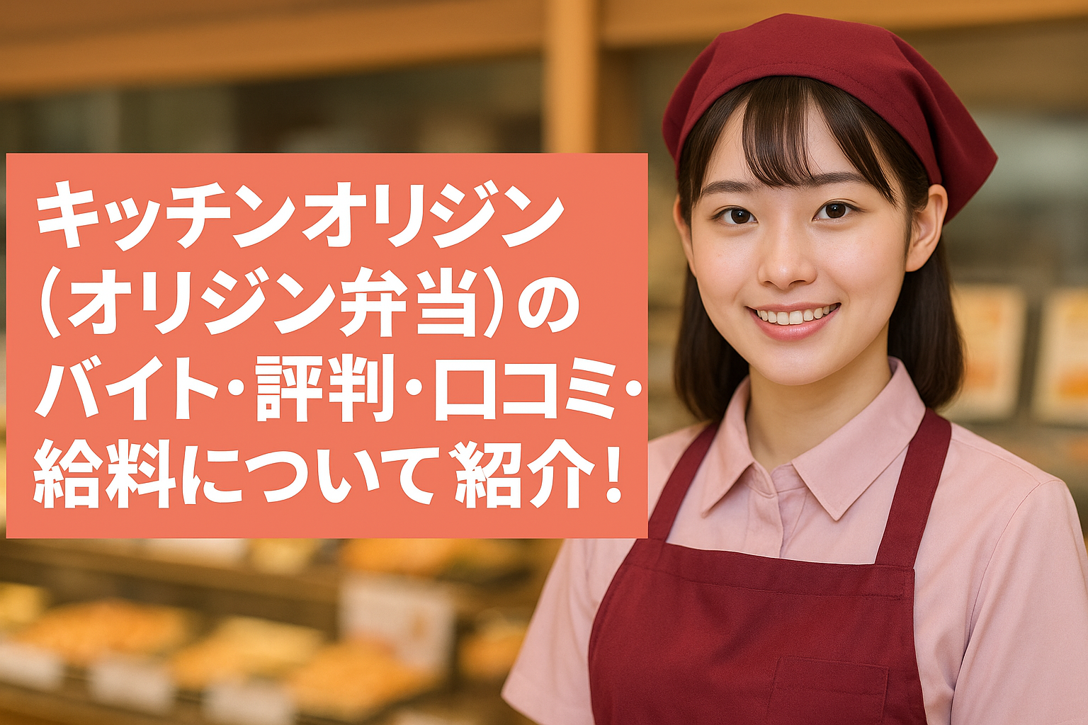 キッチンオリジン（オリジン弁当）のバイト・評判・口コミ・給料についてご紹介！
