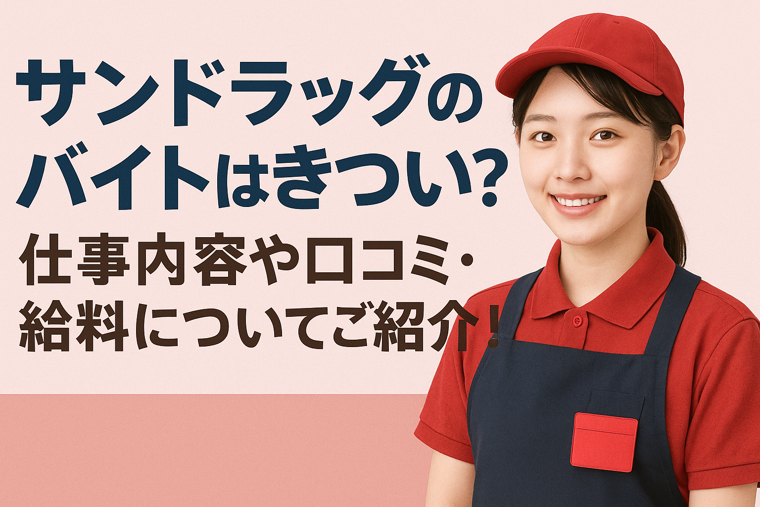 サンドラッグのバイトはきつい？仕事内容や口コミ・給料についてご紹介！