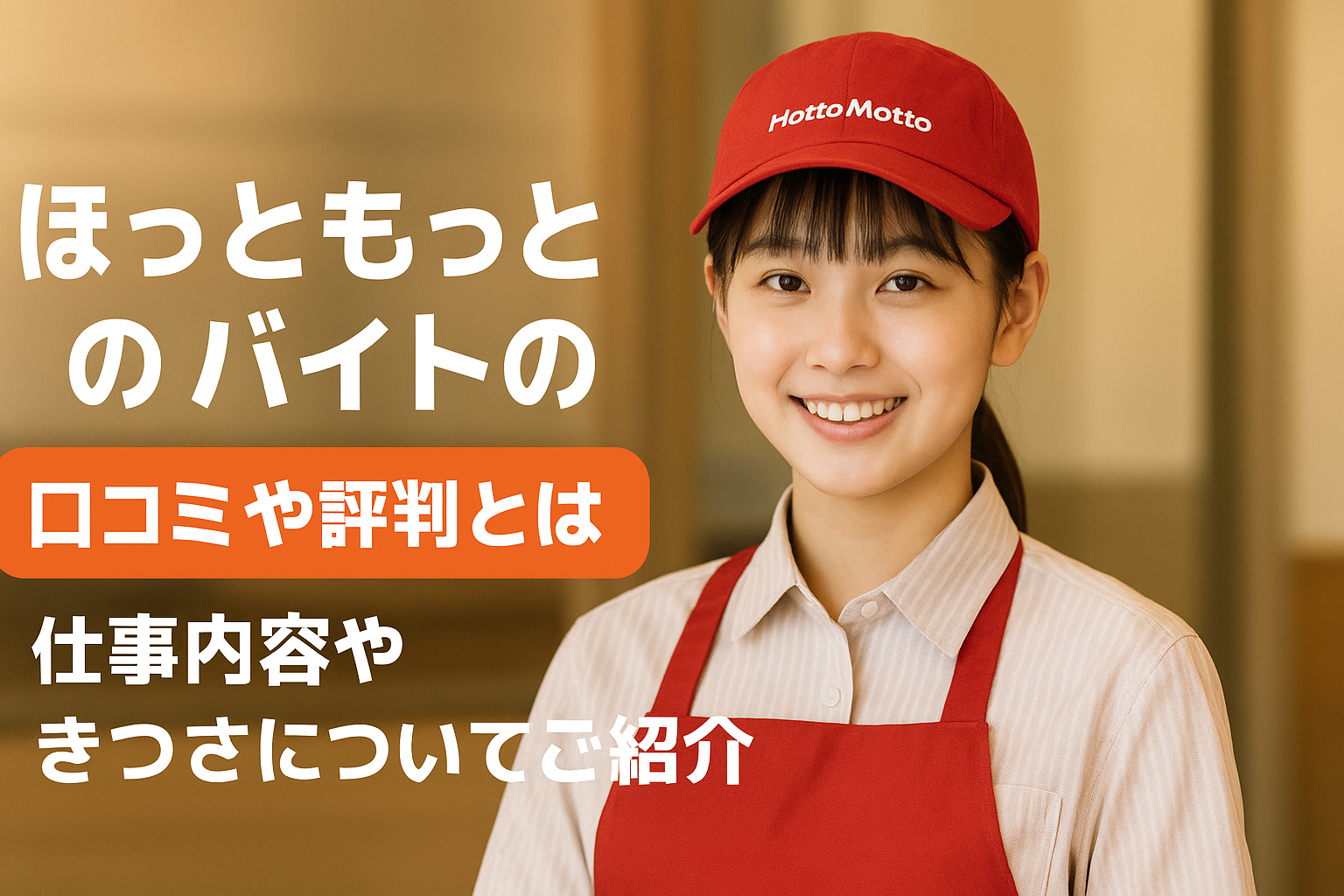 ほっともっとのバイトの口コミや評判とは？仕事内容やきつさについてご紹介！