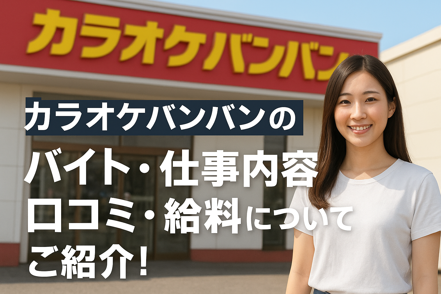 カラオケバンバンのバイト・仕事内容・口コミ・給料についてご紹介！