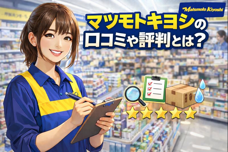 マツモトキヨシのバイトの口コミや評判とは？仕事内容やきつさについてご紹介！