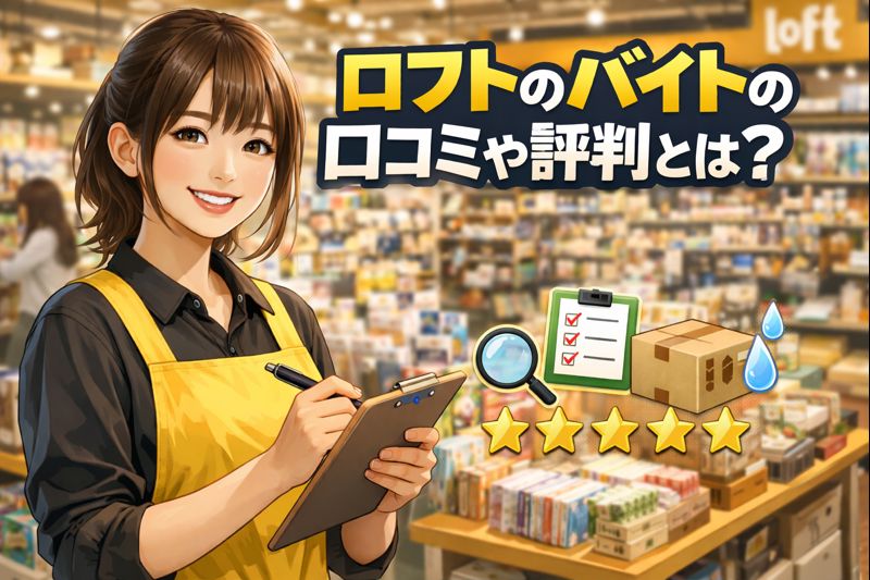 ロフトのバイトの口コミや評判とは？仕事内容やきつさについてご紹介！
