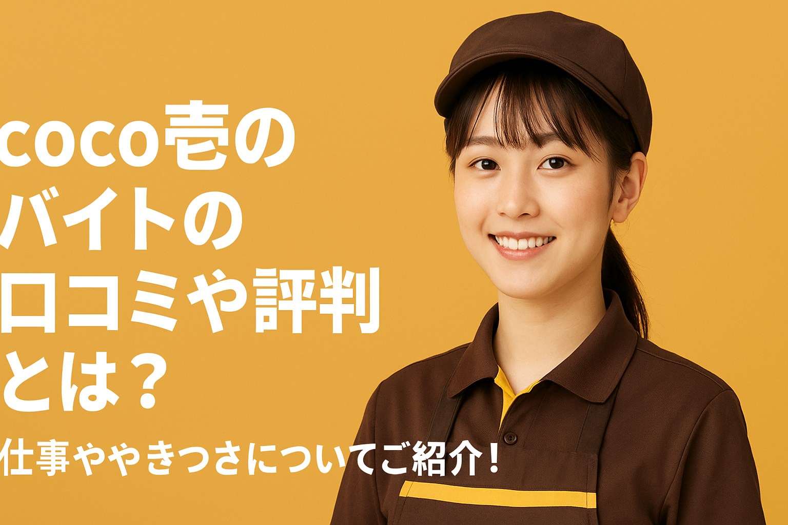 CoCo壱番屋のバイトの口コミや評判とは？仕事内容やきつさについてご紹介！