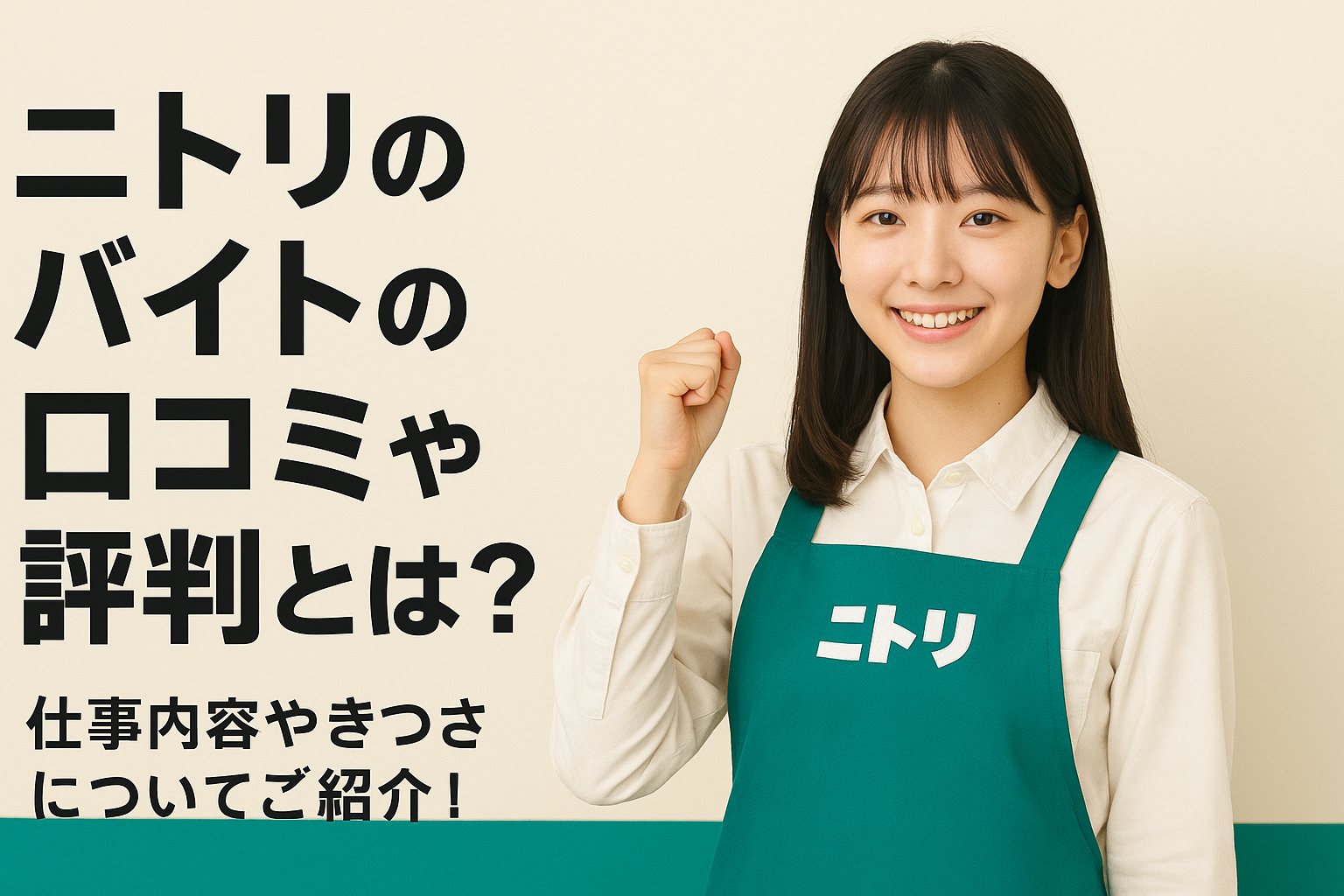 ニトリのバイトの口コミや評判とは？仕事内容やきつさについてご紹介！